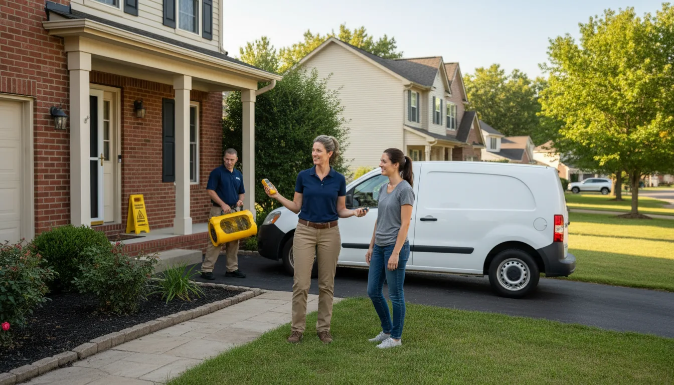 Residential water damage restoration in Center, CO